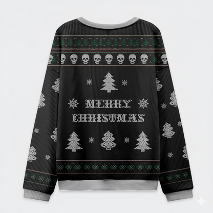 ☠️ When You’re Dead Inside But It’s Christmas Sweater – Dark Humor Holiday Jumper