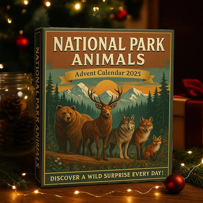 🌲Christmas Gift--National Park Animals Advent Calendar 2025