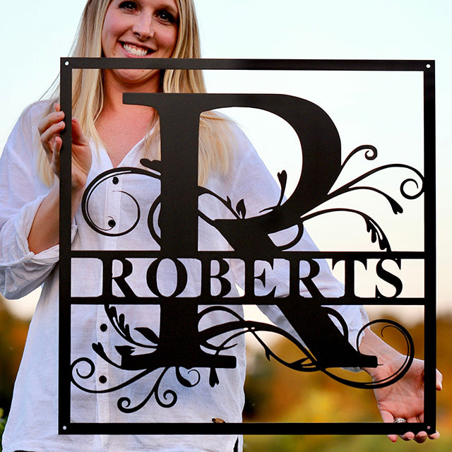 Personalized Metal Letters Gift