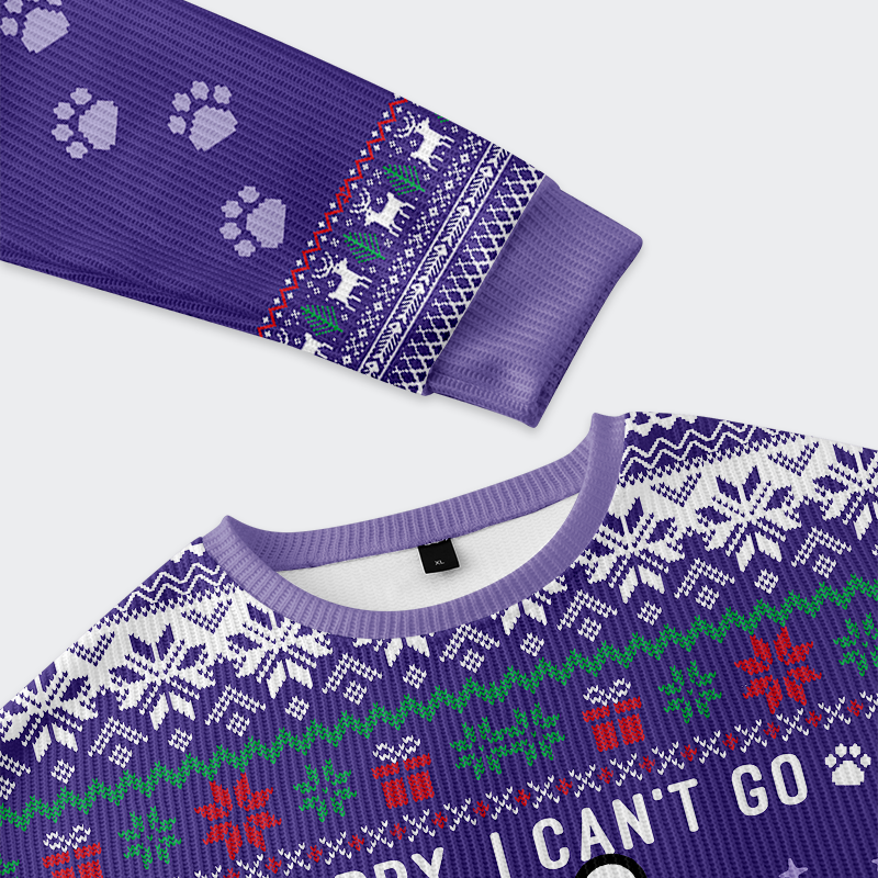 Sorry, I’m an Indoor Cat Christmas Ugly Sweatshirt