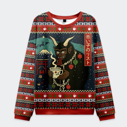 Naughty List Christmas Ugly Sweatshirt