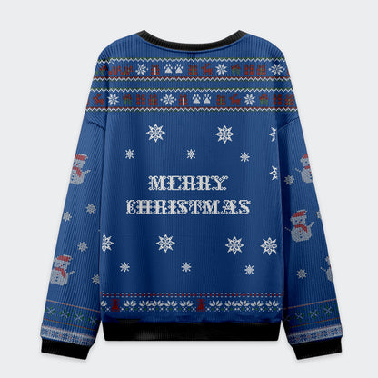Funny Raccoon First Of All I'm A Delight Christmas Ugly Sweatshirt