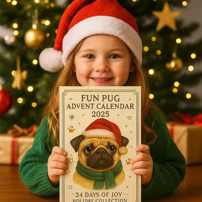 Funny Pug Advent Calendar 2025