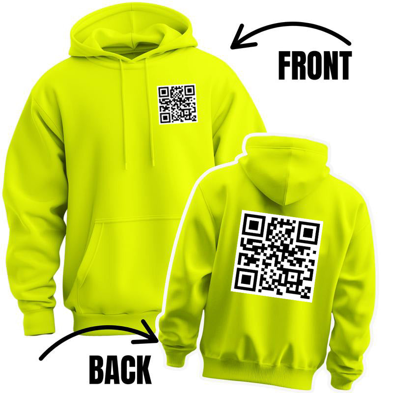 Funny FU QR Code Hoodie