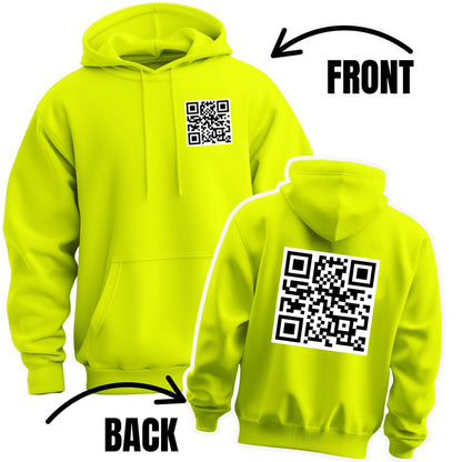Funny FU QR Code Hoodie