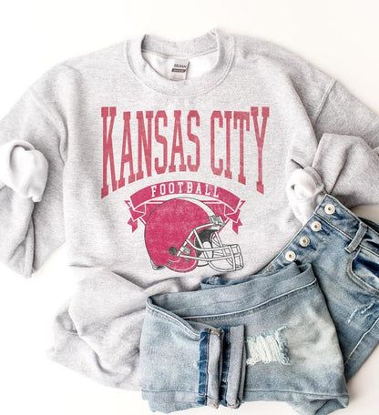 Vintage Hometown Football Sweatshirt – Retro Cozy All-Season Pullover