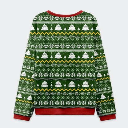 Funny Cat Mom And Dad Christmas Ugly Sweatshirt