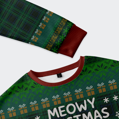 Meowy & Grumpy Festive Christmas Ugly Sweatshirt