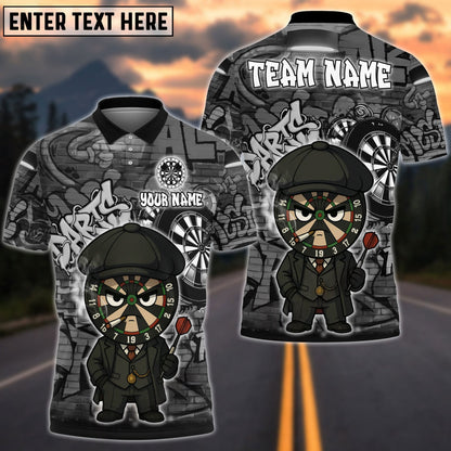 Darts Graffiti By The Order Of Peaky B Personalized Name, Team Name Unisex Shirt (4 Colors)