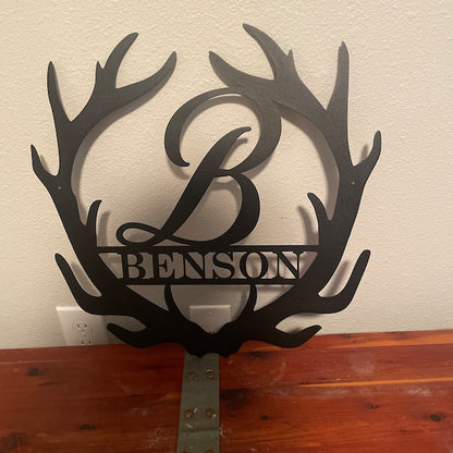 🦌Antler Monogram Letter Sign🎁