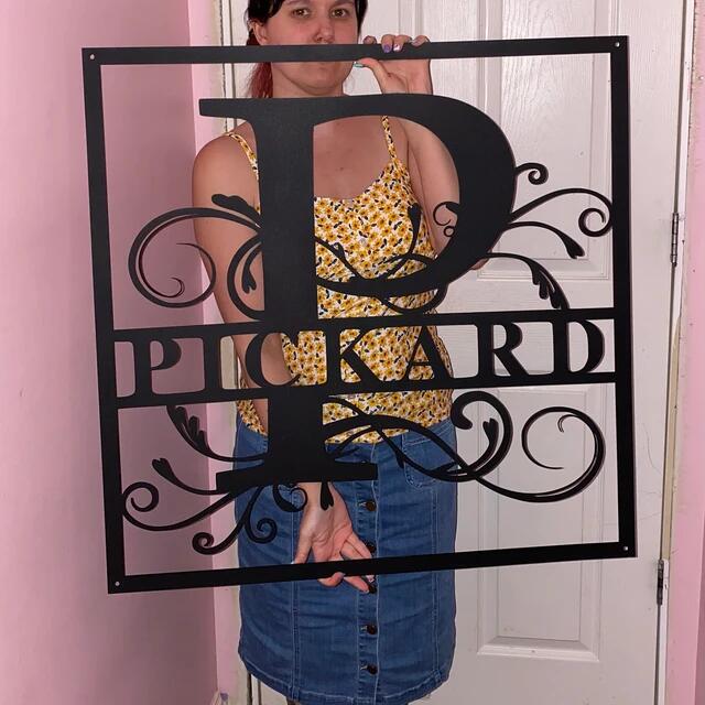 Personalized Metal Letters Gift