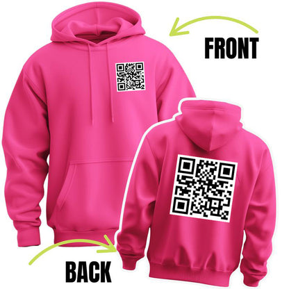 Funny FU QR Code Hoodie
