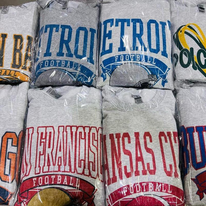 Vintage Hometown Football Sweatshirt – Retro Cozy All-Season Pullover