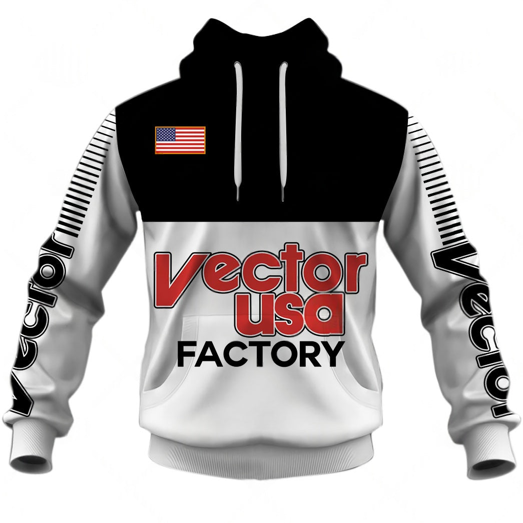 Personalize BMX Vector USA Racing Team Classic Vintage Retro White Jersey