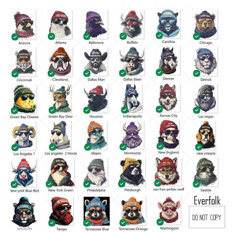 City Spirit Animal Football Sweatshirt – Game Day Pullover