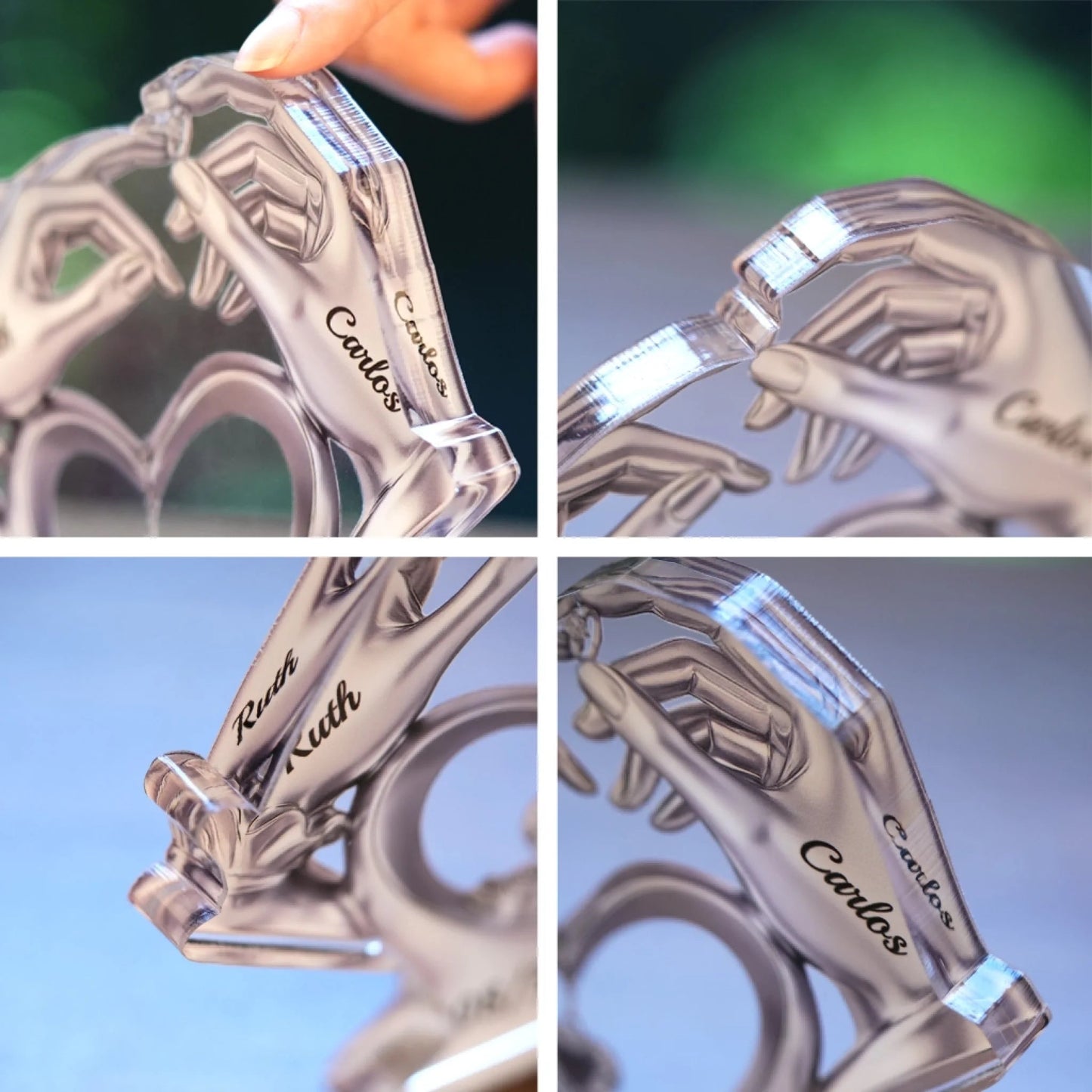 Custom Acrylic Plaque - Personalized Anniversary Wedding Gifts For Husband And Wife, Him And Her - Love’s Perfect Match