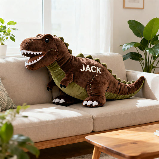 Personalized Tyrannosaurus Rex Alien Pillow