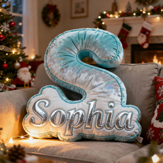 Personalized initial name themed pillow