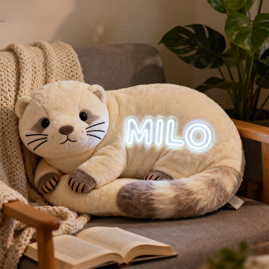 Personalized Ferret Pillow