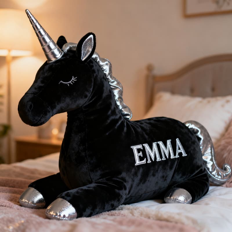 Personalized Unicorn Plush Pillow