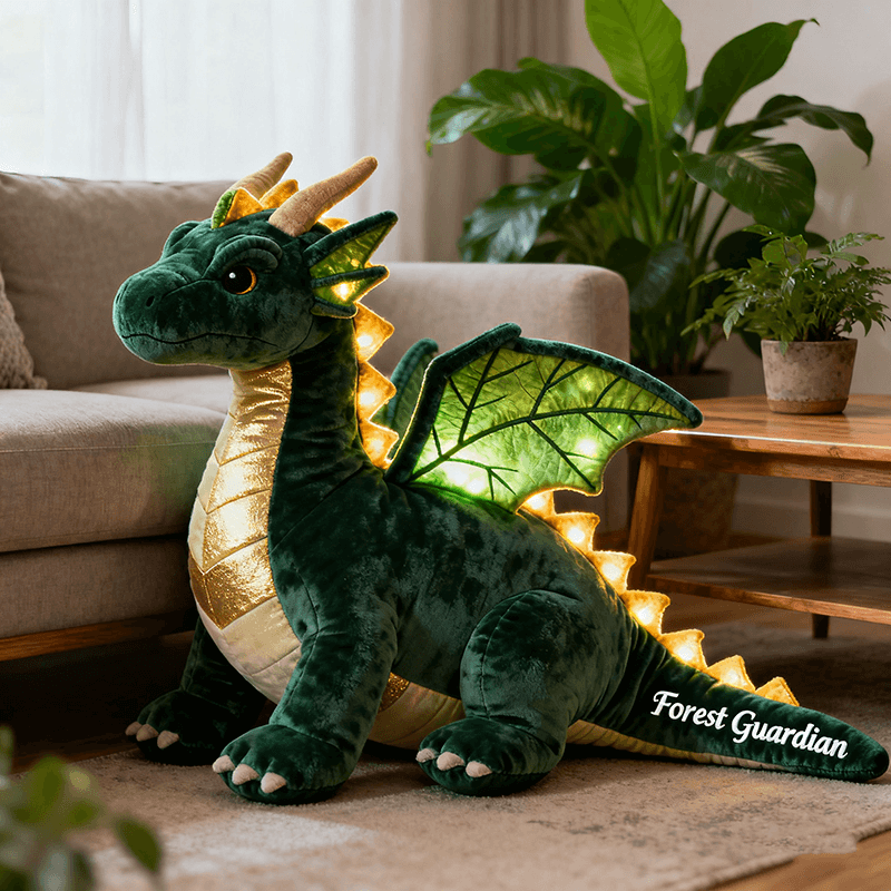 Personalized Forest Dragon Pillow