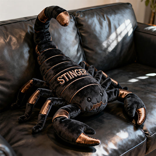 Personalized scorpion - themed pillow