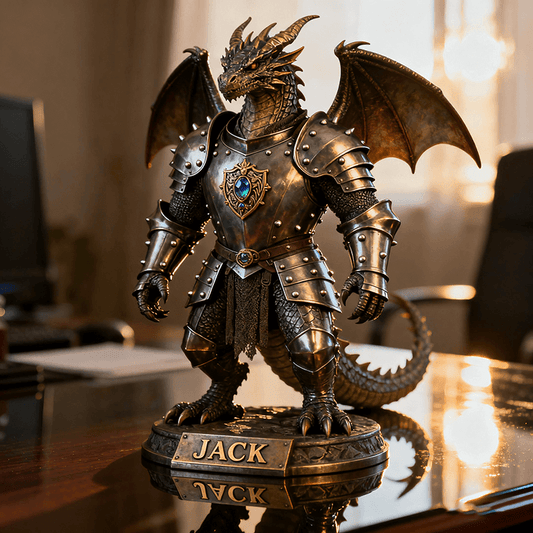 Personalized armored dragon