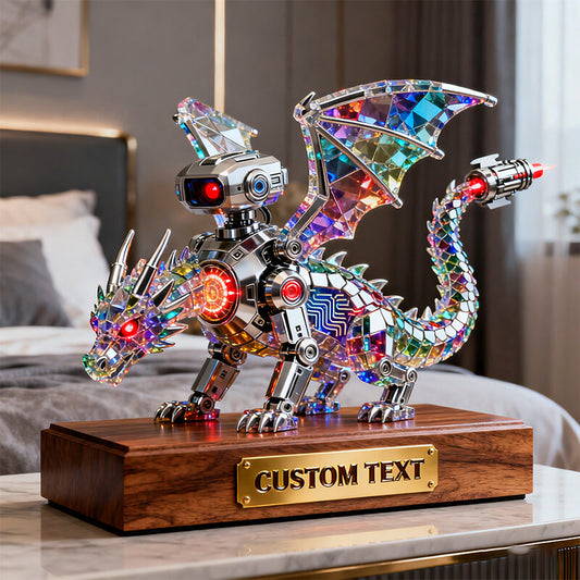 Personalized technology-themed dragon