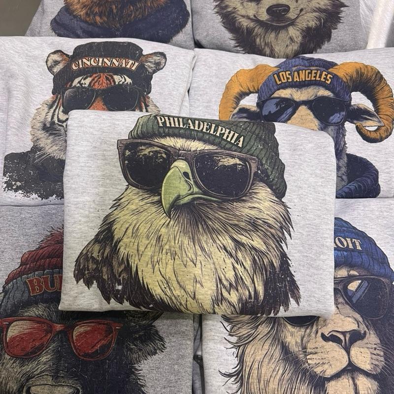 City Spirit Animal Football Sweatshirt – Game Day Pullover