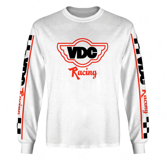 Personalize BMX VDC Racing Team Classic Vintage Retro White Jersey