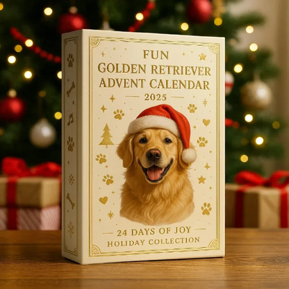 Funny Golden Retriever Advent Calendar 2025
