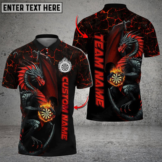 Darts Big Dragon Personalized Name, Team Name Shirt
