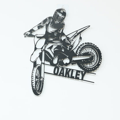 🏍Personalized Motorcycle Name Sign Decoration