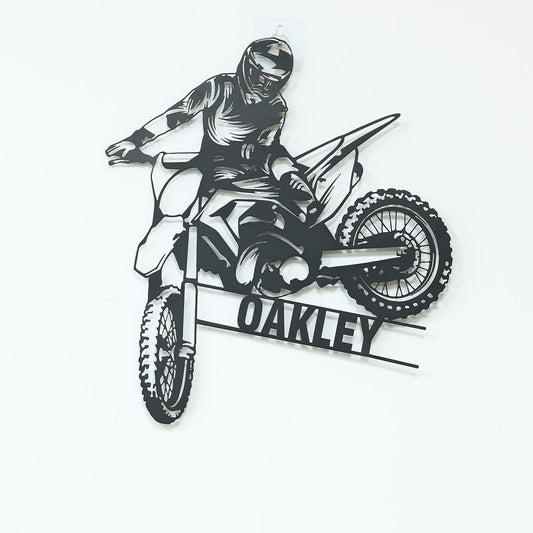 🏍Personalized Motorcycle Name Sign Decoration