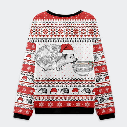 Hedgehog Rejection Christmas Ugly Sweatshirt