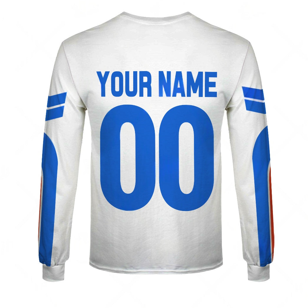 Personalize Haro BMX Racing Old School Classic Vintage Retro Red Blue Jersey