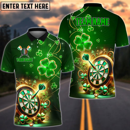 Darts Irish Lucky Dartboard Personalized Name, Team Name Shirt