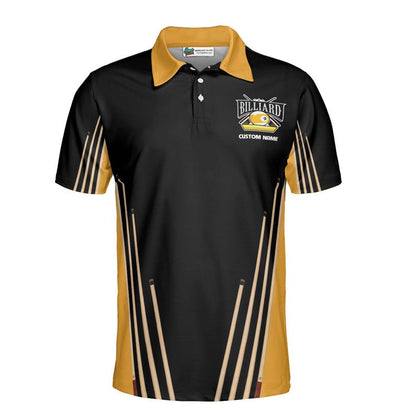 I’m Here To Break Your Balls Billiards Polo, Custom Name Pool Shirt, 9 Ball Cues Graphic, Funny Men’s League Jersey, Player Gift