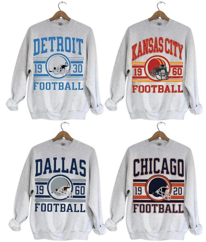 Vintage Football Collection, Gift Fans, For Women, For Men.