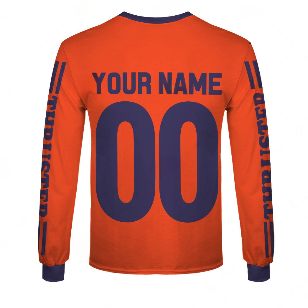 Personalize BMX Thruster Racing Old School Classic Vintage Retro Red