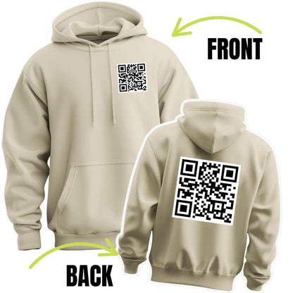Funny FU QR Code Hoodie