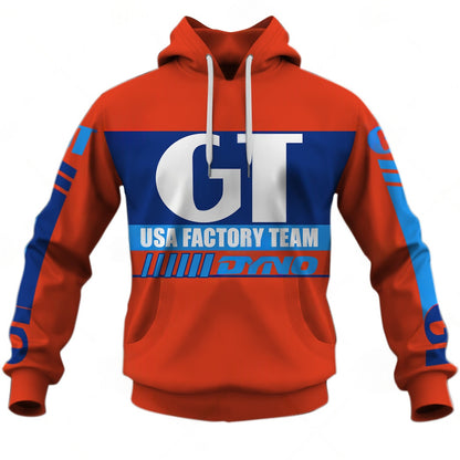 Personalize BMX GT USA Factory Team Vintage Retro Red Jersey