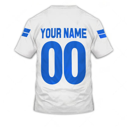 Personalize Haro BMX Racing Old School Classic Vintage Retro Red Blue Jersey