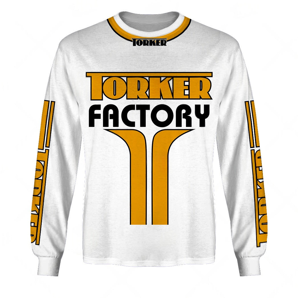 Personalize BMX Torker Racing Team Classic Vintage Retro White Jersey