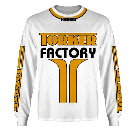 Personalize BMX Torker Racing Team Classic Vintage Retro White Jersey