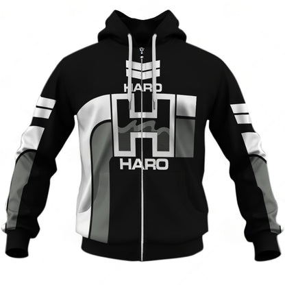 Personalize Haro BMX Racing Old School Classic Vintage Retro Black Jersey