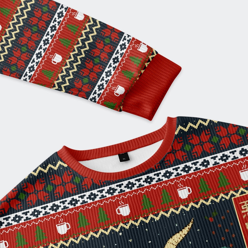 Naughty List Christmas Ugly Sweatshirt