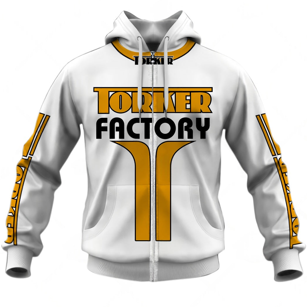 Personalize BMX Torker Racing Team Classic Vintage Retro White Jersey