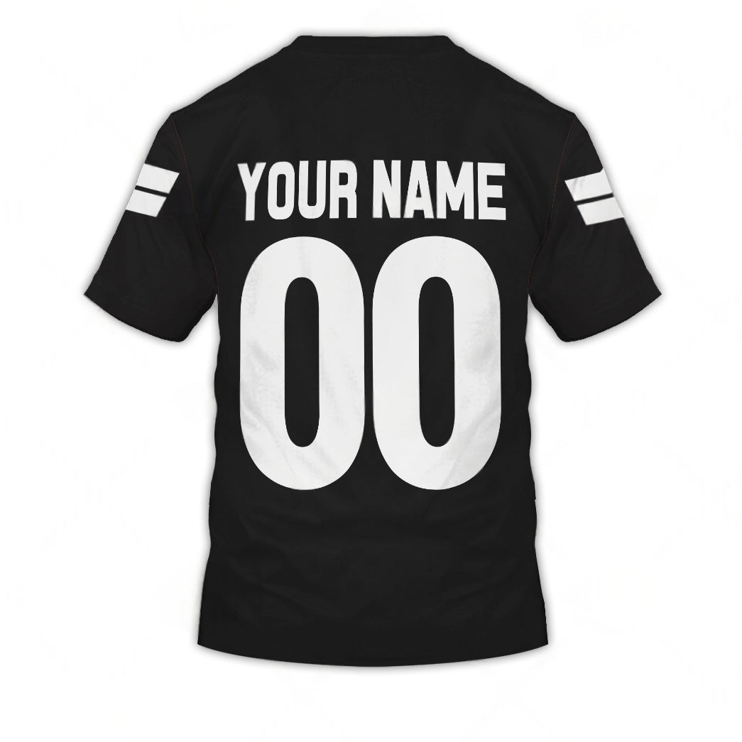 Personalize Haro BMX Racing Old School Classic Vintage Retro Black Jersey