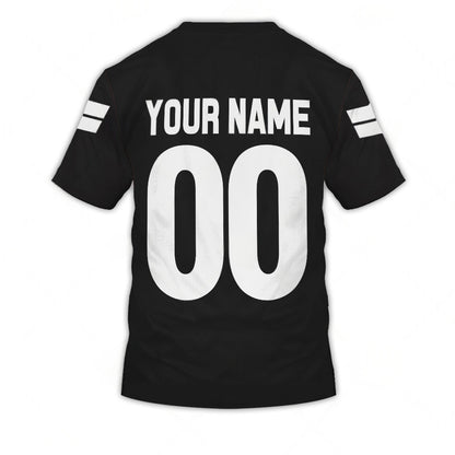 Personalize Haro BMX Racing Old School Classic Vintage Retro Black Jersey